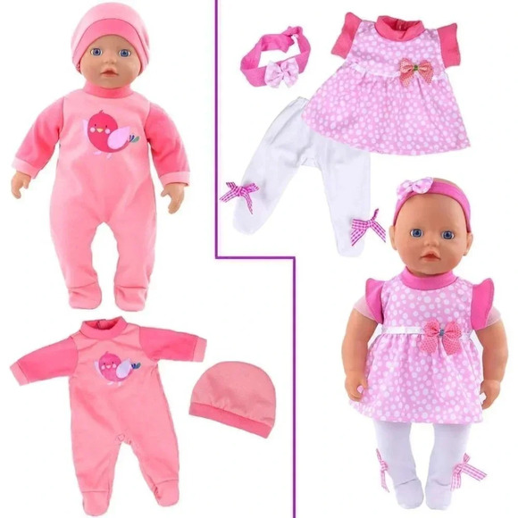 10 Sets Total 26 Pcs Doll Accesories for 10 inch Baby Dolls 12 inch Baby Dolls - Picture 5 of 14